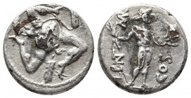 L. Cornelius Lentulus and C. Claudius Marcellus. 49 BC. Denarius Fourré (3.09 g, 16.5mm). Facing head of Medusa in center of triskeles, grain ear betw...