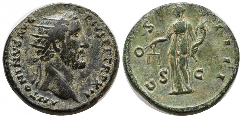 Antoninus Pius (138-161), Dupondius, Rome, AD 148-149; AE (13.82 gr; 26mm); ANTO...