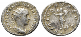 Gordianus III (238-244), Antiochia, AD 238-244, Antoninianus , AR, 3.78gr 21mm. IMP CAES M ANT GORDIANVS AVG, radiated draped and cuirassed bust r.. R...