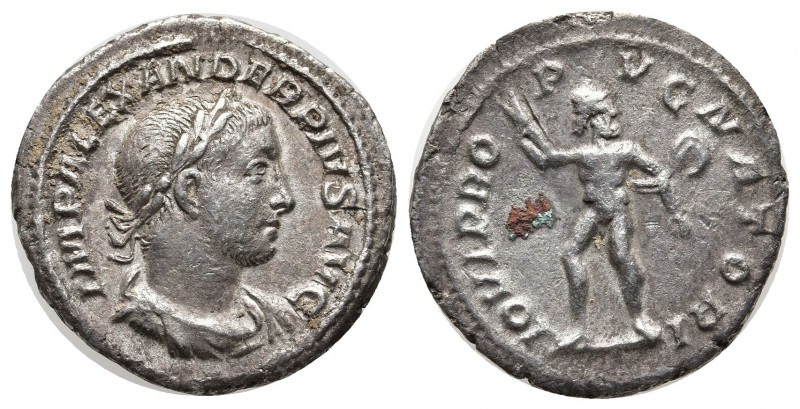 Alexander Severus (222-235)
AR-Denarius, 3.07 g., 20 mm.
Rome, 231-235.
Obv.: IM...