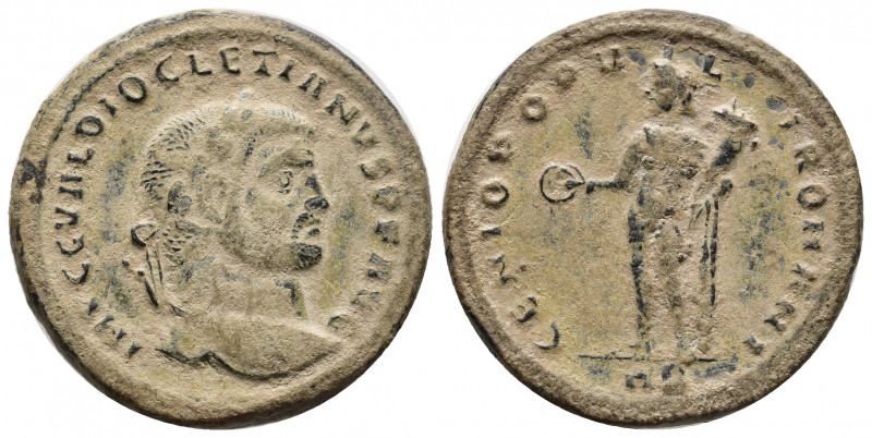 DIOCLETIAN (284-305). Follis. Cyzicus, 2nd officina.
Obv: IMP C C VAL DIOCLETIAN...