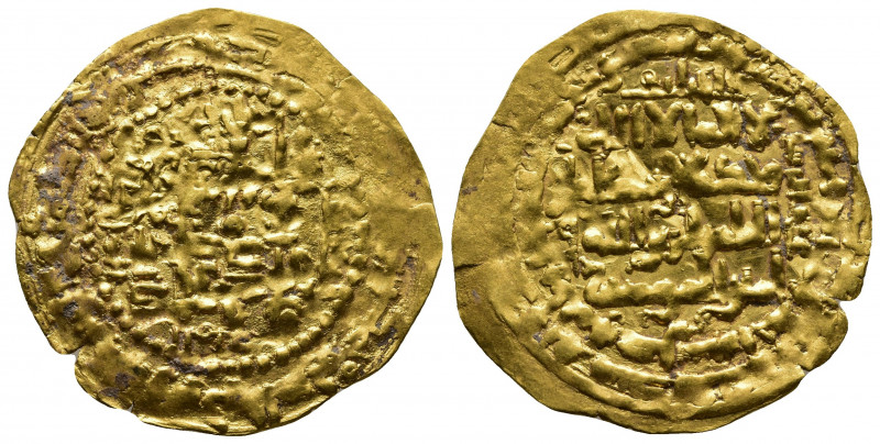 ISLAMIC COINS. Persia (Pre-Seljuq). Ghaznavids. Gold dinar to identify precisely...