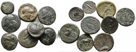 Group lots
10 Greek bronze coins