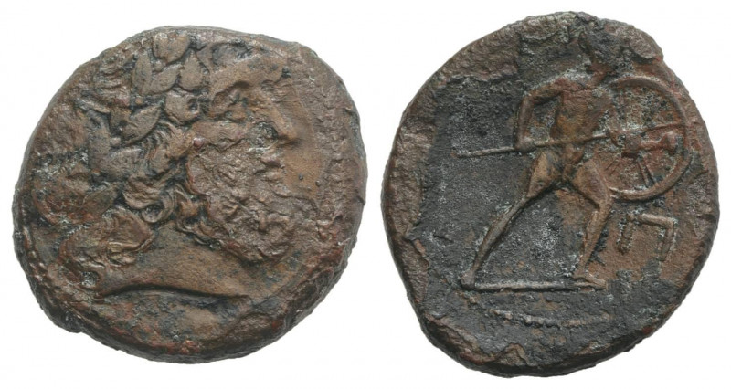 Sicily, Messana, The Mamertinoi, c. 220-200 BC. Æ Pentonkion (27mm, 11.52g, 9h)....