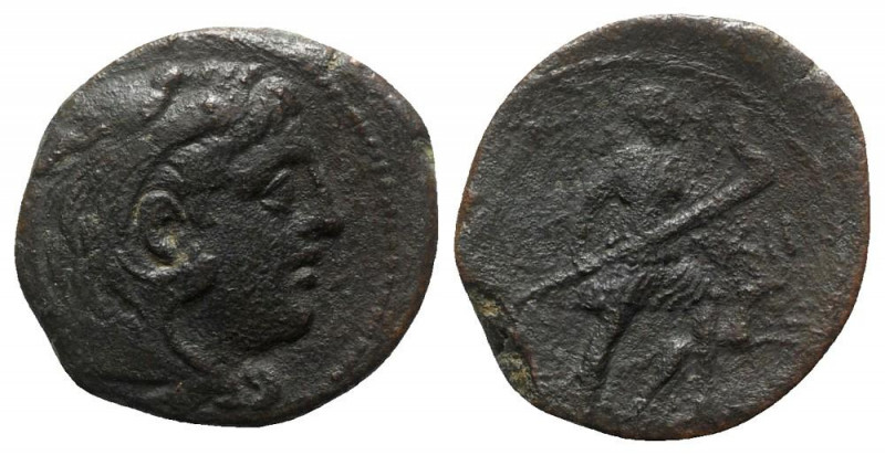 Sicily, Messana, The Mamertinoi, c. 215-212 BC. Æ Dichalkon (22mm, 8.51g, 3h). H...