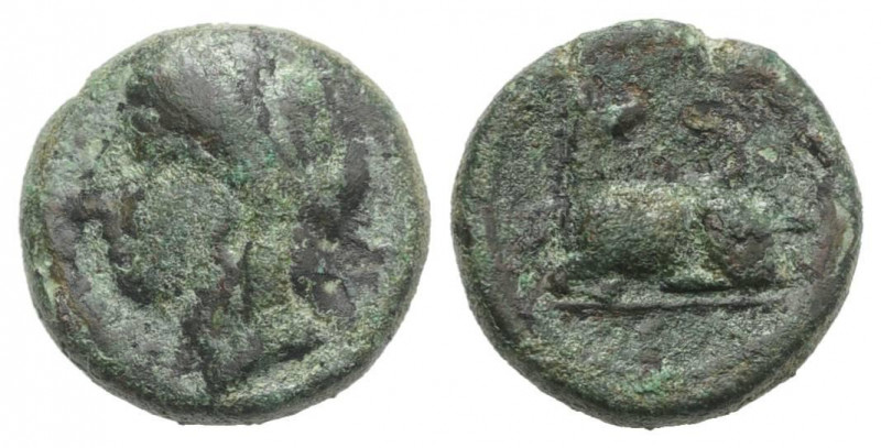 Sicily, Syracuse. Agathokles (317-289 BC). Æ (11mm, 1.95g, 1h), c. 317-310 BC. L...