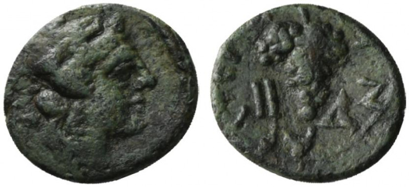 Sicily, Tyndaris, late 3rd early 2nd century BC. Æ Sextans (15mm, 2.20g, 12h). W...