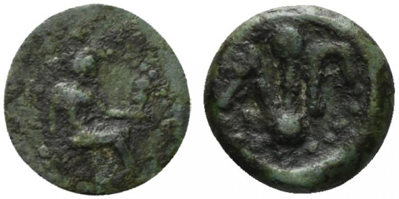 Islands of Sicily, Lipara, c. 420-400 BC. Æ Hexas (13mm, 1.42g, 2h). Hephaistos ...