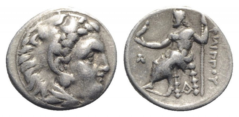 Kings of Macedon, Philip III Arrhidaios (323-317 BC). AR Drachm (17mm, 4.22g, 11...