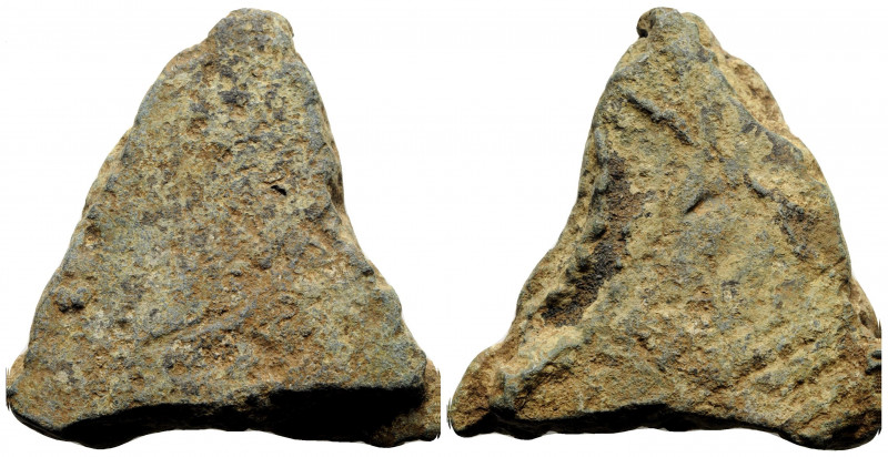 Anonymous, 8th-3rd centuries BC. Æ Aes Rude (69mm, 215.1g). Irregular cast lump....