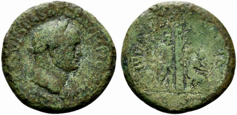 Vespasian (69-79). Æ Sestertius (31mm, 21.86g, 6h). “Judaea Capta” commemorative...