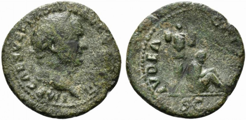 Vespasian (69-79). Æ As (28mm, 10.65g, 6h). “Judaea Capta” commemorative. Rome, ...