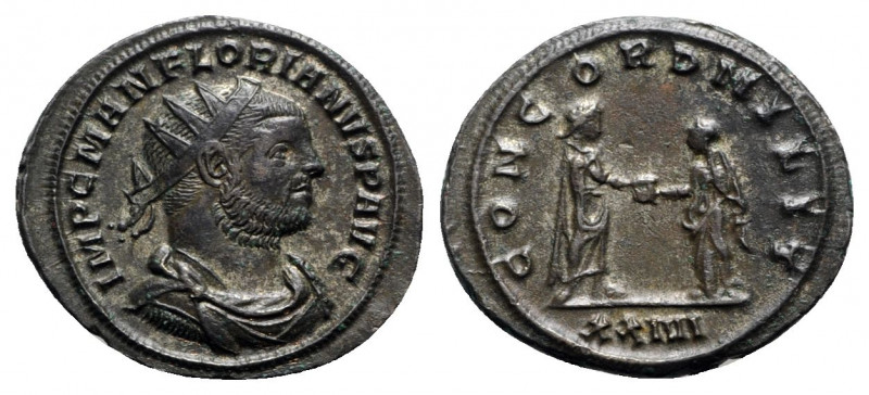 Florian (AD 276). Radiate (24mm, 3.66g, 11h). Siscia. Radiate, draped and cuiras...