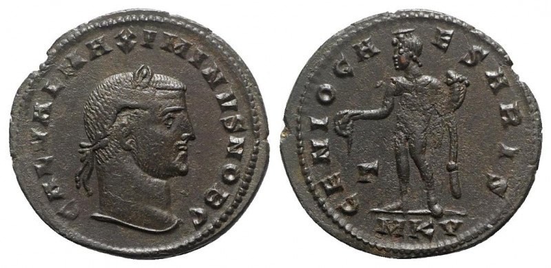 Maximinus II (Caesar, 305-309). Æ Follis (27mm, 4.75g, 12h). Cyzicus, 308-9. Lau...