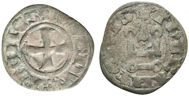 Principality of Achaea. Gui II de La Roche (1287-1308). BI Denier (17mm, 0.67g, ...