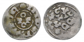 Italy, Pavia. Ottone I-II (962-967). AR Denaro (17mm, 1.04g). OTTO. R/ PA PIA. Biaggi 1824. Near VF