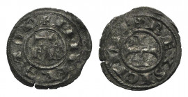 Italy, Siena, Cosimo I de Medici (1557-1569). AR Crazia, 1557-1569 (18mm, 0.87g, 7h). Crowned coat of arms. R/ She-wolf l., suckling the twins. CNI 31...