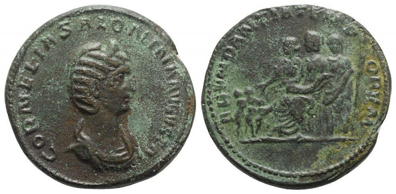 Salonina (Augusta, 254-268). Fake Ӕ Medallion (38mm, 38.59g, 6h). CORNELIA SALON...