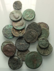 Lot of 19 Roman Imperial Æ coins, to be catalog. Lot sold as is, no return
