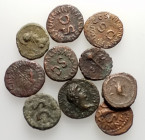 Lot of 10 Roman Imperial Æ Quadrantes, to be catalog. Lot sold as is, no return