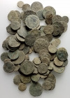 Lot of 100 Roman Imperial Æ coins, to be catalog. Lot sold as is, no return