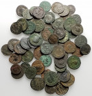 Lot of 60 Roman Imperial Æ coins, to be catalog. Lot sold as is, no return