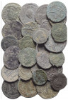 Lot of 27 Late Roman Æ coins, to be catalog. Lot sold as is, no return