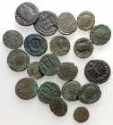 Lot of 20 Roman Imperial Æ coins, to be catalog. Lot sold as is, no return