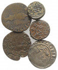 Italy, lot of 5 Æ and BI Medieval coins, to be catalog. Lot sold as is, no return