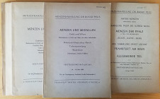 Dr. Busso Peus, lot of 7 catalogues (251, 254, 258, 262, 263, 264, 265), 1954-1965. Good condition