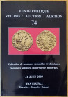Jean Elsen, Auction 74. Bruxelles, 21 June 2003. Softcover, 2245 lots, b/w photos. Good condition, some water spot