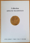 Monnaies Antiques, Collection Armand Trampitsch. Paris, 1 June 1988. Merovingian, French and Islamic coins. Hardcover, 695 lots, b/w photos. Very good...
