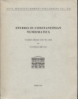A.A.V.V. - Studies in costantinian numismatics. Papaers from 1954 to 1988 by Patrick Bruun. Roma, 1991. Pp. 21, tavv. e ill. nel testo. ril. ed. buono...