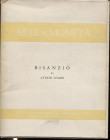 STAZIO A. – Arte e moneta. N 2. Bisanzio. Roma, 1959. Pp. 4, + 17 schede fotografiche. Ril. ed. buono stato.