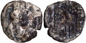 Silver Obol Coin of Heraios of Kushan Dynasty.