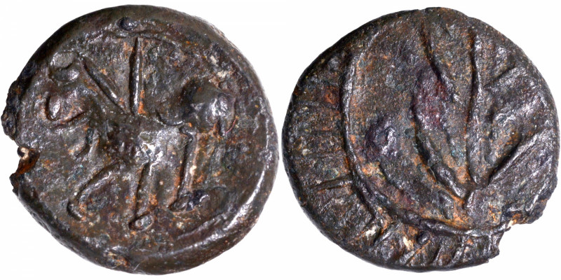 Ancient India Coins
Vishnukundin Dynasty
Copper Unit 
Vishnukundin Dynasty (4...