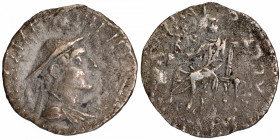 Silver Drachma Coins of Antialcidas of Indo Greeks.