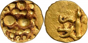 Gold Fanam Coin of Nolambas of Karnataka.