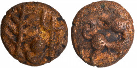 Copper Kasu Coin of Vijayanagara Feudatory.