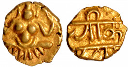 Gold Half Fanam Coin of Vijayanagara Feudatory.