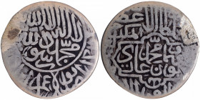 Silver Shahrukhi Coin of Humayun of Lahore Mint.