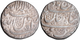 Silver One Rupee Coin of Shahjahan of Surat Mint.