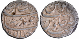 Silver One Rupee Coin of Aurangzeb Alamgir of Kashmir Mint.