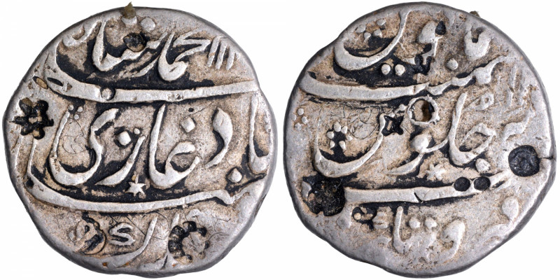 Mughal Coins
20. Muhammad Shah (1719-1748)
Rupee 01
Muhammad Shah, Firoznagar...
