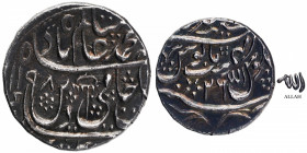 Exceedingly  Rare Silver Rupee Coin of Shah Alam II of Shergarh Mint.