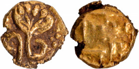 Gold Fanam Coin of Ghorpade Chiefs of Guty of Venkatagiri Mint of Maratha Confederacy.