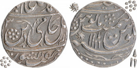 Silver One Rupee Coin of Najibabad Mint of Rohilkhand.