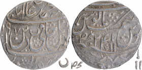 Silver One Rupee Coin of Najibabad Mint of Rohilkhand.