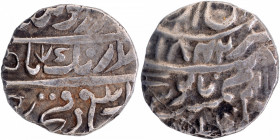 Silver One Rupee Coin of Sri Amritsar Mint of Sikh Empire.