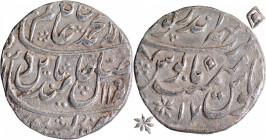 Silver One Rupee Coin of Mahe Indrapur Mint of Bharatpur State.